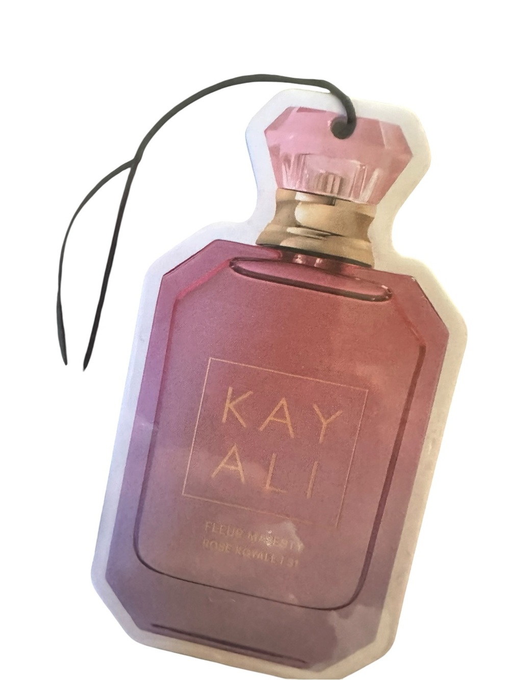 KAYALI Fleur Majesty Rose Royale | 31 Inspired Hanging Car Air Freshener